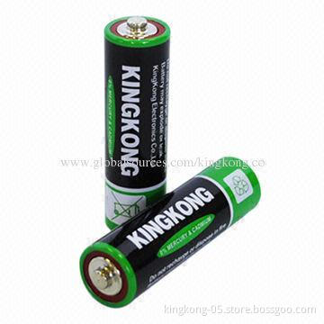 Zinc Carbon Batteries with 720mAh Capacity, 1.5V Nominal Voltage